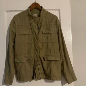 J. Crew Olive Utility Field Jacket